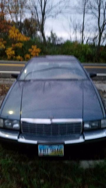 antique 1992 blue cadillac eldorado in good condition