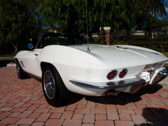 pristine 1967 california #s matching corvette convertible