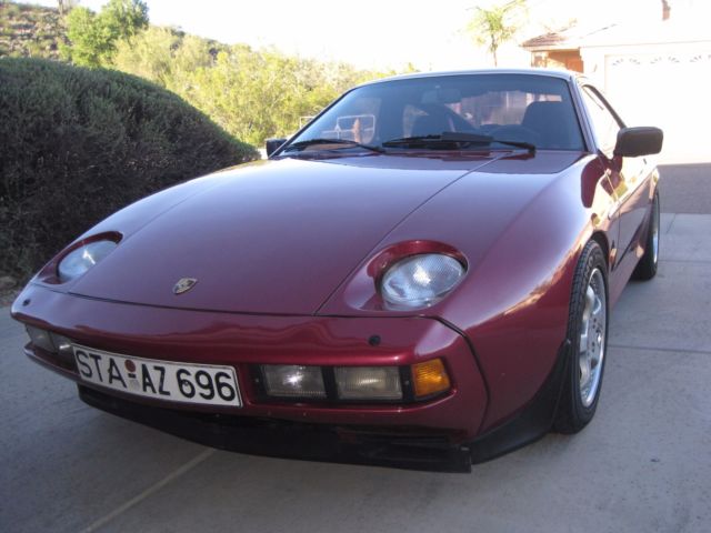 1981 porsche 928 (s) euro model 5 speed $20k in receipts for recent work done