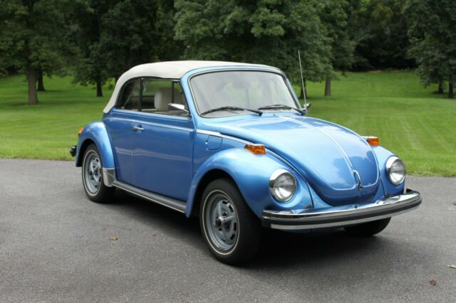 1978 vw beetle convertible only 11, 371 miles, all original, garage kept, clean!