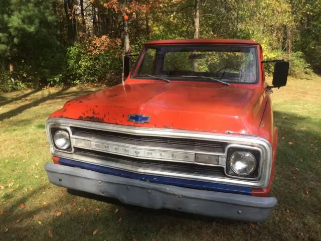 1971 chevrolet c-10 short bed pickup / farm truck / 102,000mi. straight 6