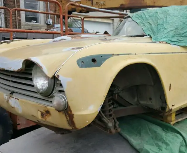 1964 triumph tr4a irs no reserve with extra body shell