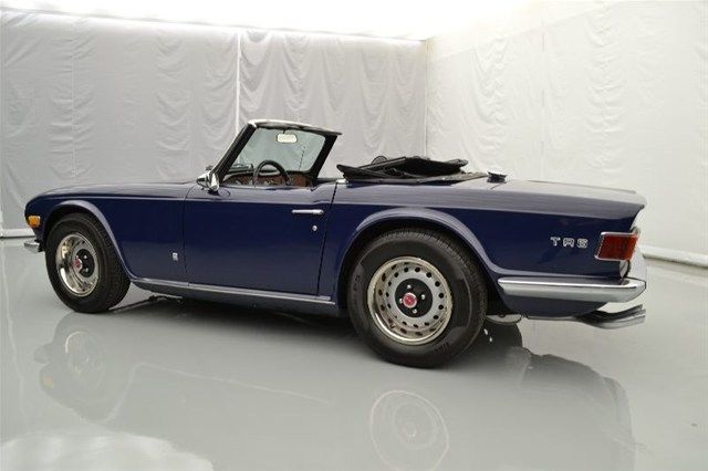 1971 triumph tr6 royal blue exterior, new suspension, and full documentation