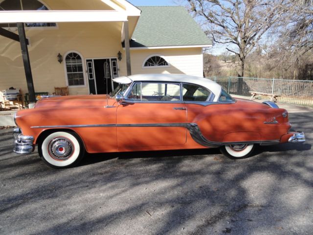 1954 pontiac chieftain catalina coupe with continental kit