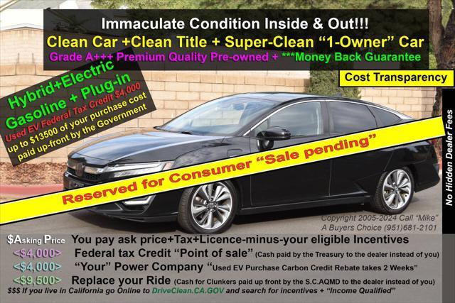 2019 honda clarity plug-in hybrid base