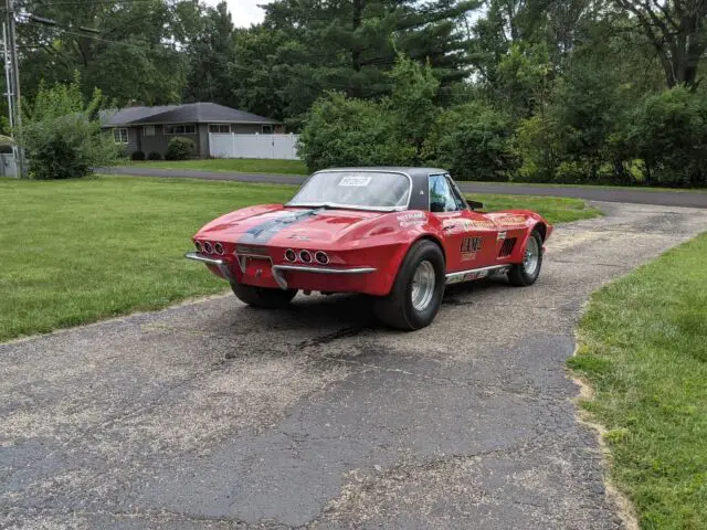 1967 chevrolet corvette c2 convertible red rwd automatic