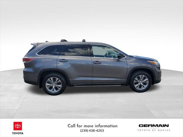 2015 toyota highlander le plus