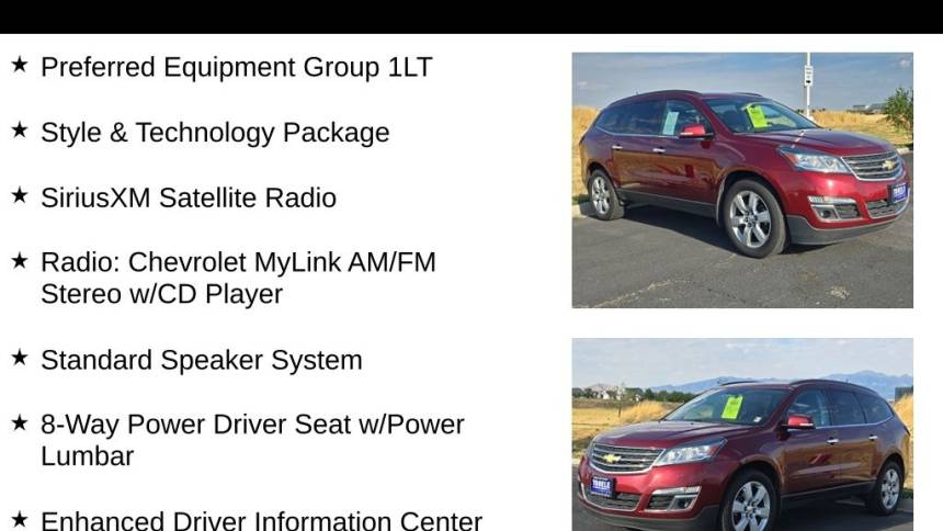 2016 chevrolet traverse lt