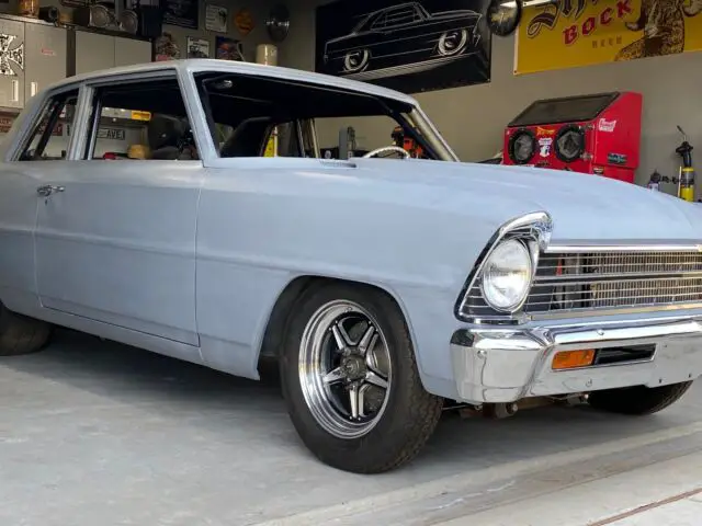 1967 chevrolet chevy ii nova sedan grey rwd automatic