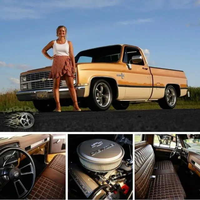 cammed slam'd squarebody silverado chevy c10 hot rat street rod patina pickup ac