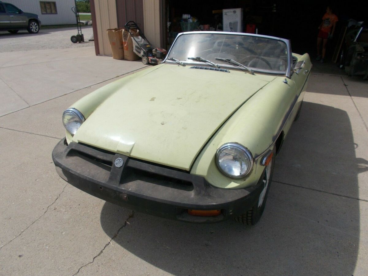 1977 mg mgb roadster no reserve