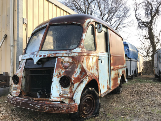 1957 ih metro step van shorty -coe rat rod pannel van food truck chevy p10 ford!