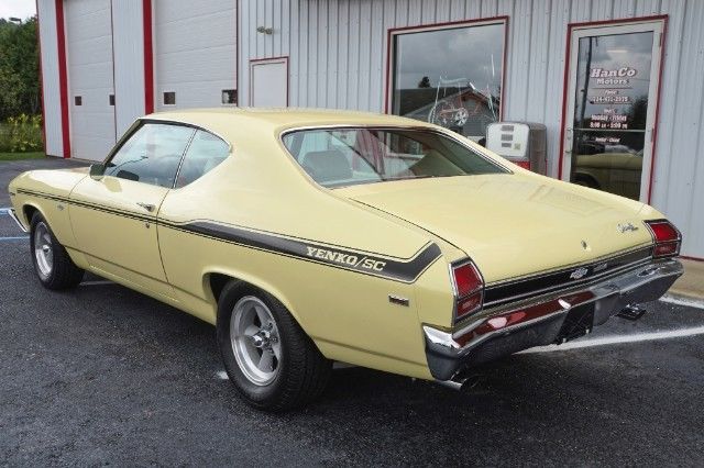 chevrolet chevelle butternut yellow with 53,961 miles, for sale!