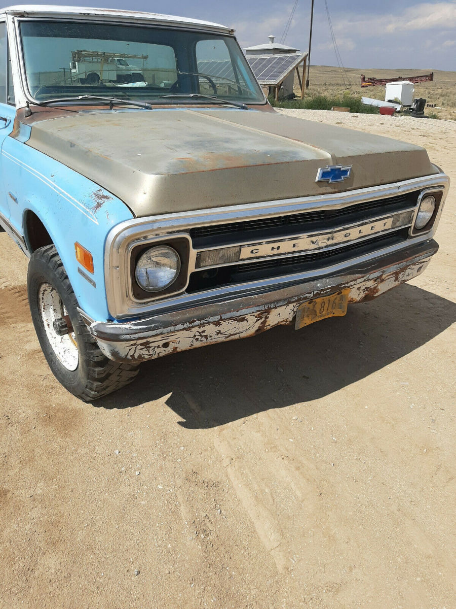 1970 chevrolet c10/k10 suv black rwd automatic
