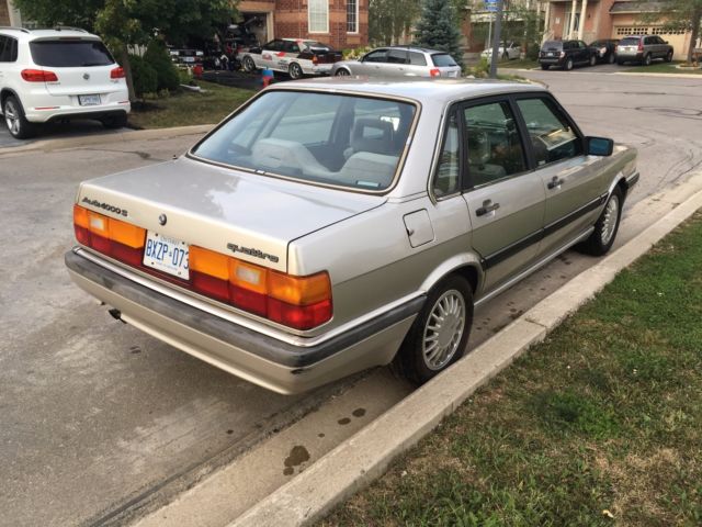 1986 audi 4000 s quattro typ 85