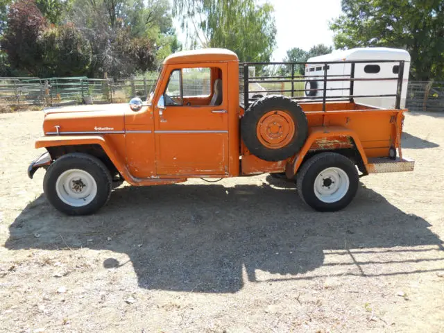 1960 willys pickup new ford 302 with warn overdrive