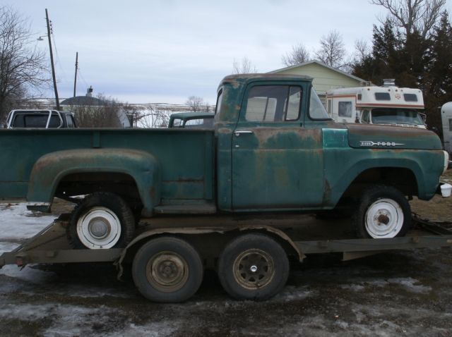 1960 ford 1/2 ton 4x4 stepside