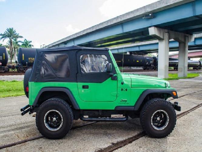 2004 jeep wrangler electric lime green pearl in el dorado hills, ca