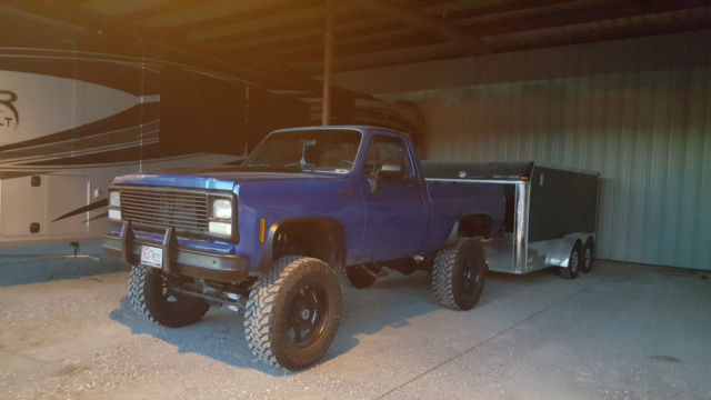 1978 chevrolet c10 short box 4wd, eight inch lift, 383 stoker, 100% restored