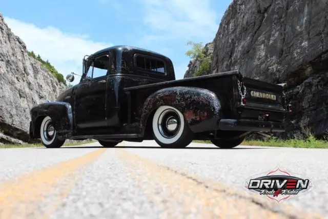 1952 chevy 3100 rat rod pickup,restomod,355ci v8, auto,air ride,pdb,ps,patina