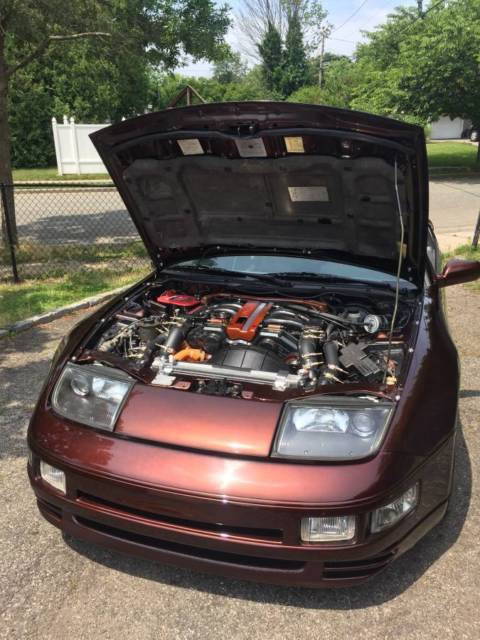 1991 nissan 300zx twin turbo 82k miles restored.root beer candy paint. show car!