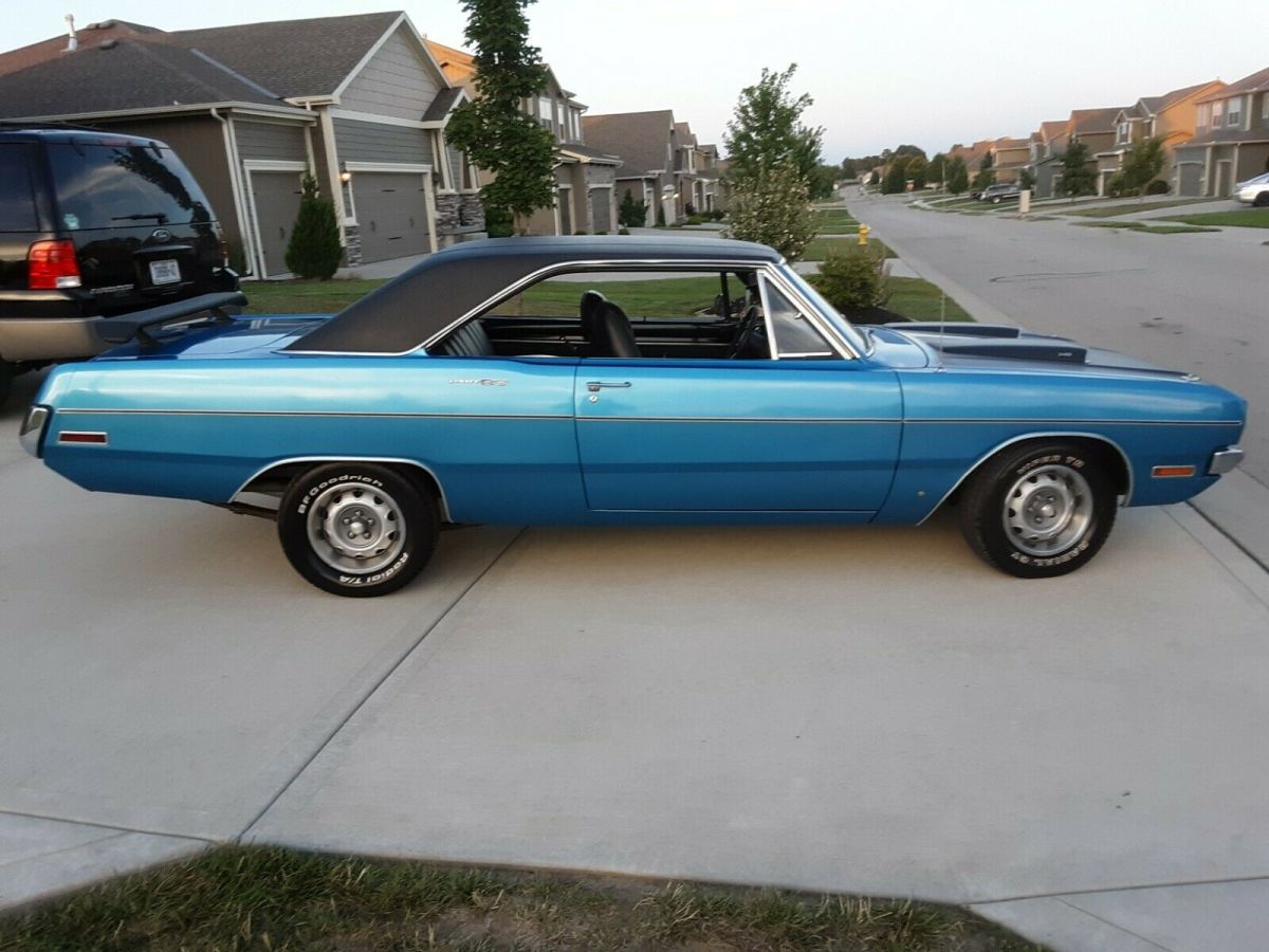 1970 dodge dart gt b5 blue 340 v8 automatic