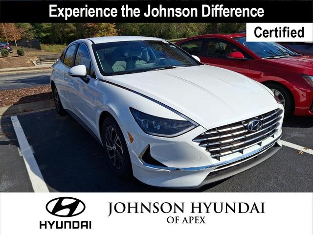 2023 hyundai sonata hybrid blue