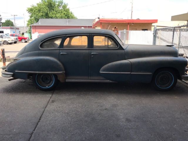 1947 cadillac sedan barn find ,23k original miles stored 50 years ,unmolested