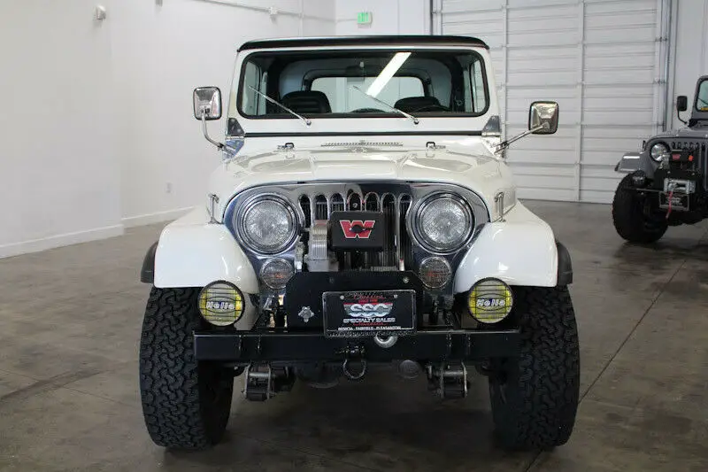 1986 jeep cj7 214425 miles white removable hardtop