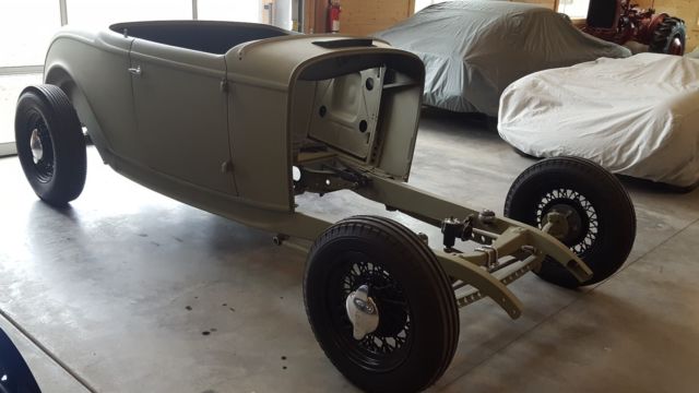 32 steel roller, brookville body, sinister chassis, winters rear end, 32 title