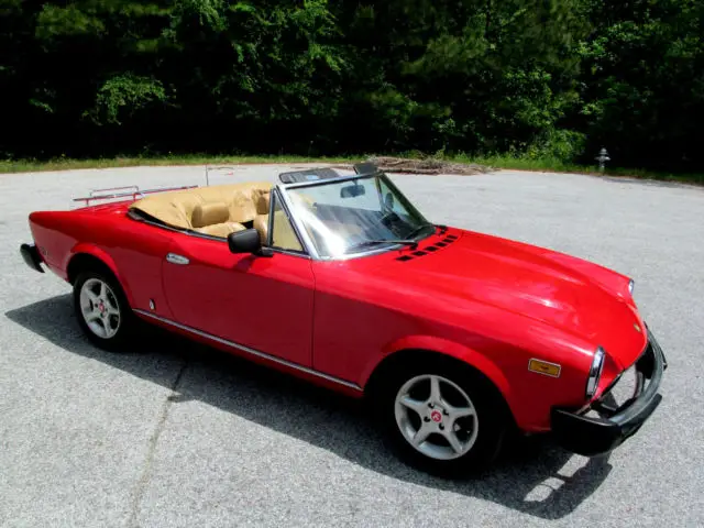 1980 fiat 124 2000 spider beautiful driver, cold a/c, fully restored watch video