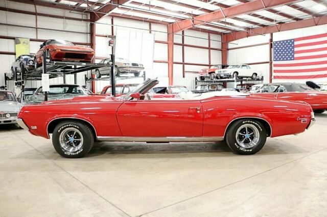 1969 mercury cougar 84755 miles red convertible 351ci v8 automatic