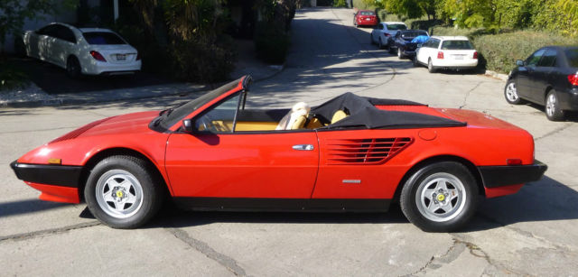 1985 ferrari mondial quattrovalvole convertible 2-door 3.0l no reserve