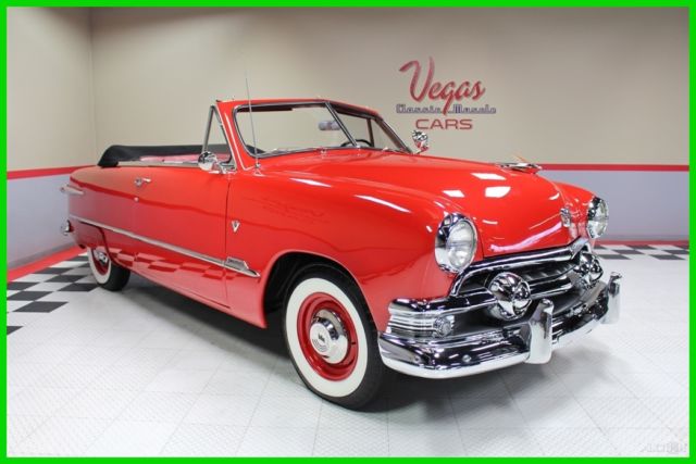 1951 ford custom convertible! beautifully restored! great cruiser!