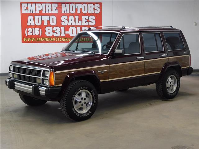 1989 jeep wagoneer limited 4.0l 6cyl 4wd only 126k miles! we can help you ship!