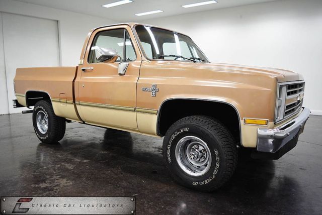 1986 chevrolet k-10 4x4 swb
