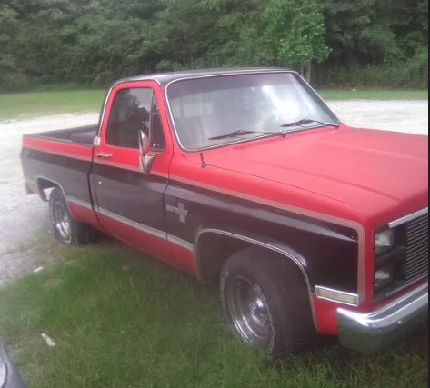 84 chevrolet silverado short bed 35 engine 350 transmission power windows & ac