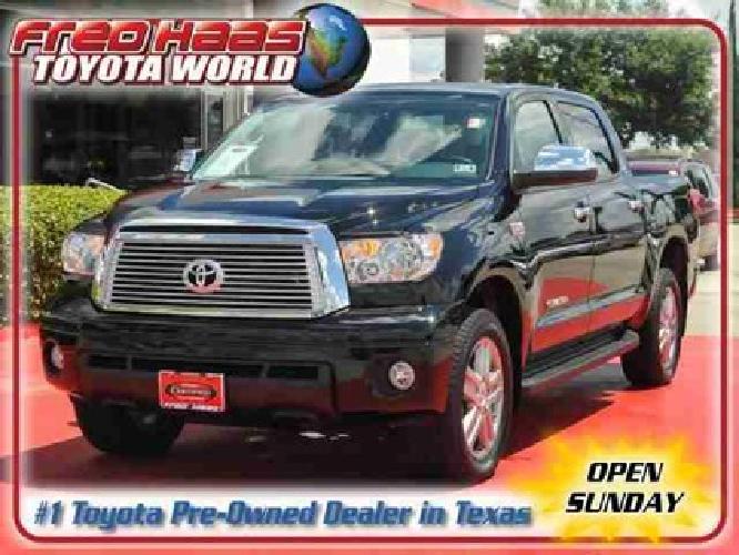 2013 toyota tundra 4wd truck 4wd crewmax short bed 5.7l ffv limited in spring, tx