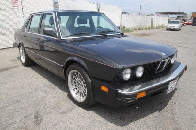 1987 bmw 535i manual 6 cylinder no reserve