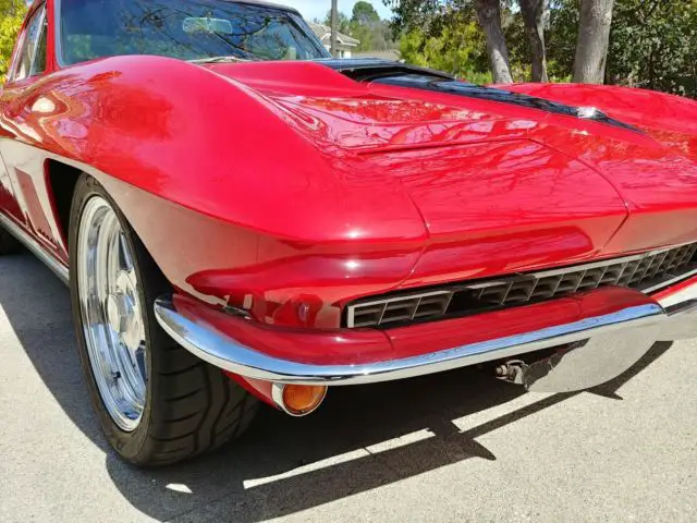 1967 chevrolet corvette coupe red
