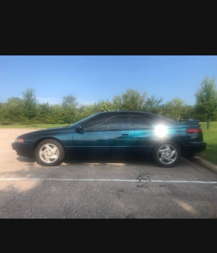 1992 subaru svx green lsl