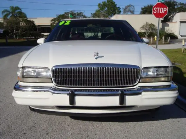 1992 buick park avenue ultra 83843 miles bright white clearcoat 3.8l v6 ohv 12v