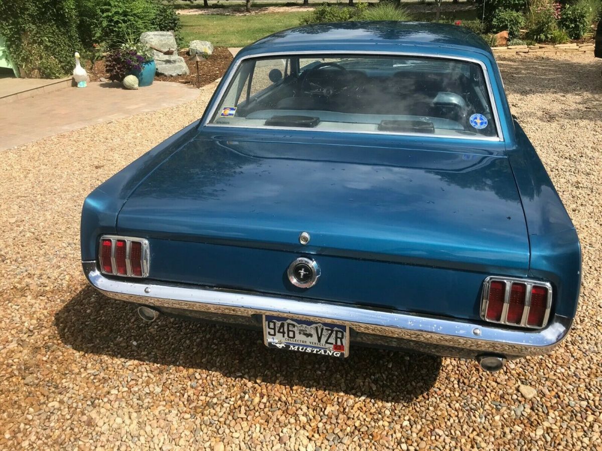1965 ford mustang coupe; 170ci six in line; manufactured in dearborn, mi