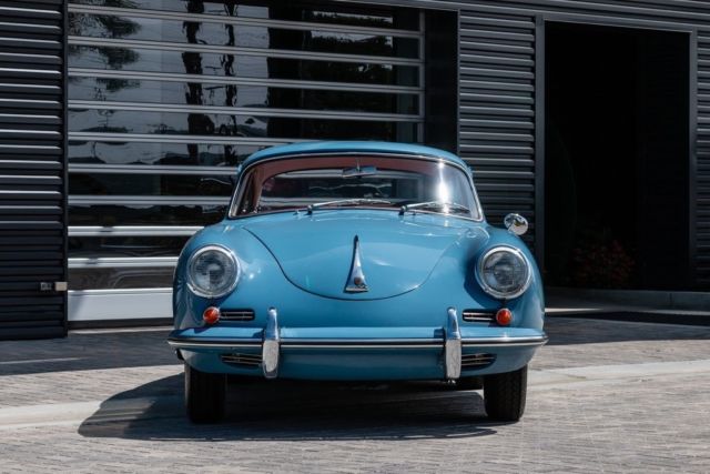 1961 porsche 356 8916 miles aetna blue manual