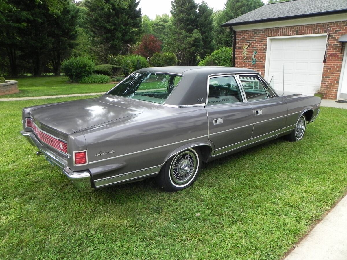 no reserve rare amc ambassador $$t w/ original 390 amx v8 engine