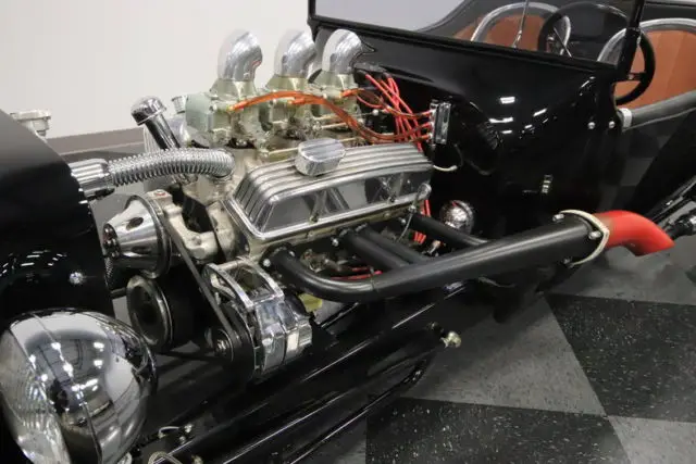 350 v8, 700r4, 4 wheel discs, slick paint, triple 2bbls, wicked custom "track t"
