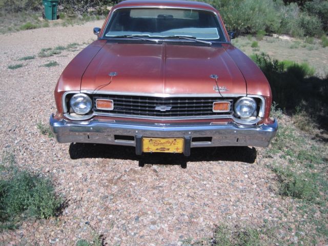 nice 1974 nova hatchback two door with 350 v8 auto trans. clean new mexico car