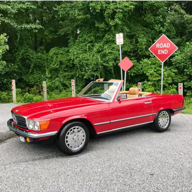1985 mercedes 500sl euro showroom has import docs and build sheet