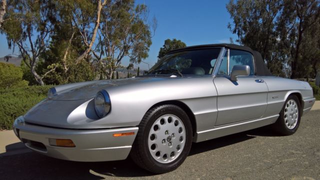 91 spider veloce, excellent ca car, service documentation/low miles, no excuses