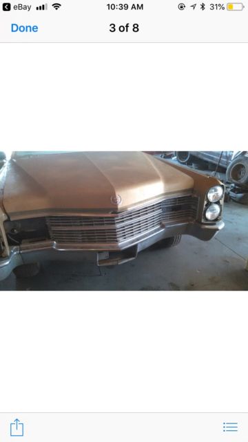 1966 cadillac fleetwood body no drive line